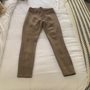 Spanx faux suede leggings